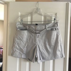 WHBM Silver Shorts - NEW w/ tag!!!